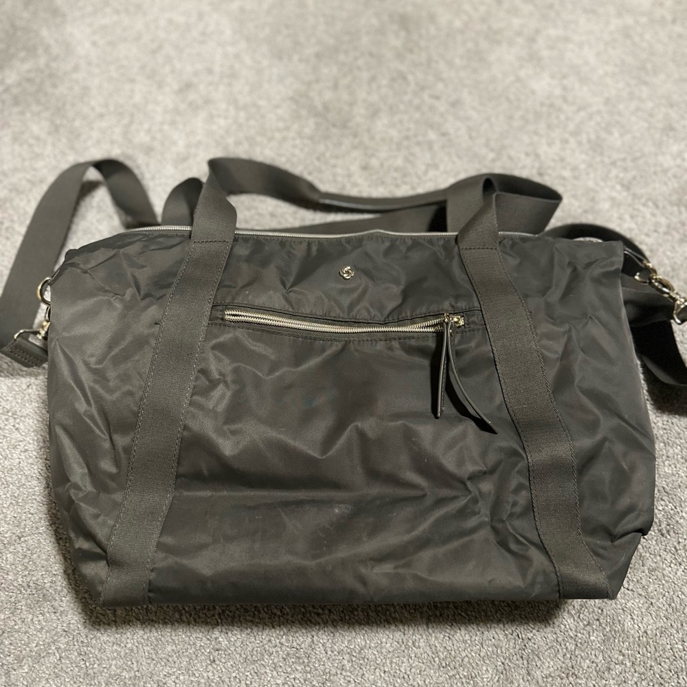 Samsonite olive green travel bag